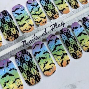 5 for $15 Nail Wraps- Graveyard